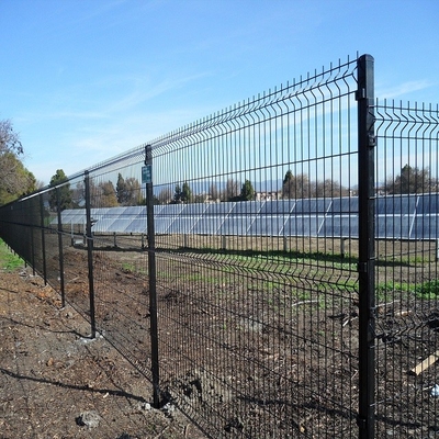 Hot dipped  galvanized 3D Curvy PVC Coated Welded Wire Mesh Fencing