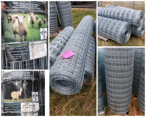 Cheap galvanized pvc coated  3ft 4ft 5ft 6ft 7ft 8ft galvanized 50m/100m field fence price