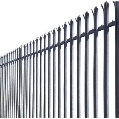 Low Prices galvanized steel fence price post brackets palisade fence
