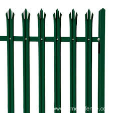 Low Prices galvanized steel fence price post brackets palisade fence