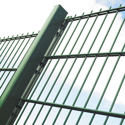 ECO Friendly fence designs twin wire fence 8/6/8 double wire mesh fence
