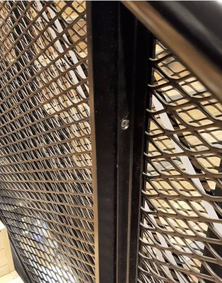 Manufacturer diamond Aluminium expanded metal fence mesh  expanded metal mesh roll