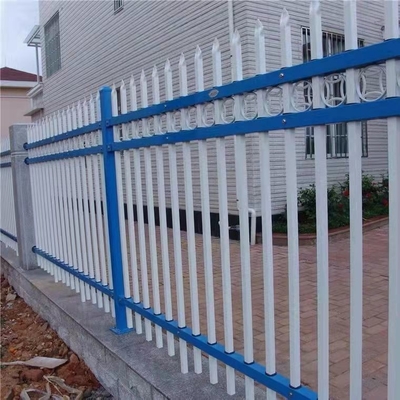 Wholesale 6ftx8ft garden black metal fences Wrought Iron Fence