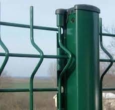 3D Curvy  hot dipped PVC coated welded wire mesh fence triangle 3D fence