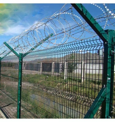 Airport Fence 3D Wire Mesh Fence Board Decorative Garden Fences