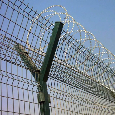 Airport Fence 3D Wire Mesh Fence Board Decorative Garden Fences