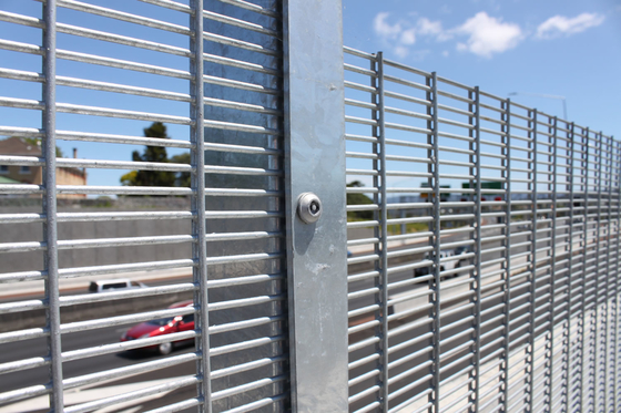 1.8*2.4m High Security Anti climb 358 iron 358 garden mesh fence anti theft security Fence Powder Coated Clear View Fenc