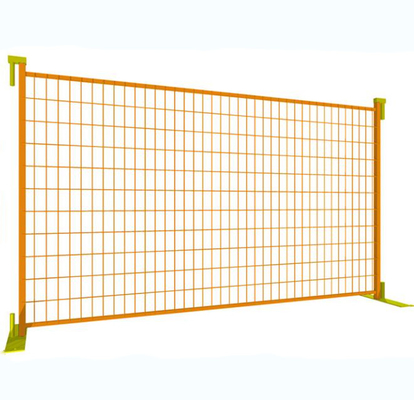 Secure galvanized movable fence temporary fence steel  temporary fence