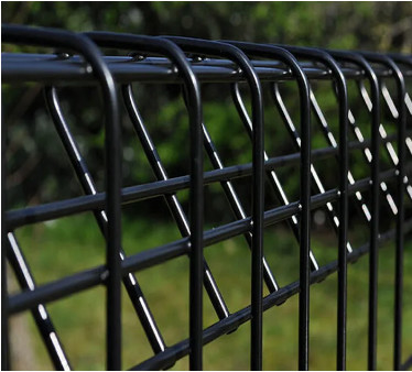 Galvanized Roll-Top Welded Wire Mesh Metal Security Fence  BRC welded mesh fencing panels