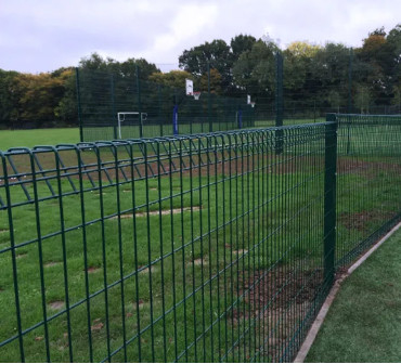 Galvanized Roll-Top Welded Wire Mesh Metal Security Fence  BRC welded mesh fencing panels