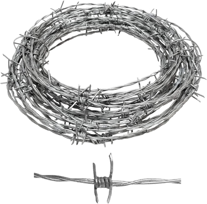 Heavy Coated Galvanized High Strength Reverse Twisted Barbed Wire Fence Wire