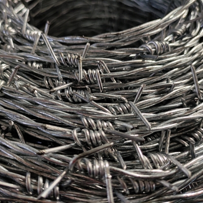 Heavy Coated Galvanized High Strength Reverse Twisted Barbed Wire Fence Wire