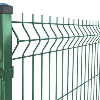 Outdoor hot dipped galvanized 3D Curved Welded Wire Mesh Garden Curvy Fence