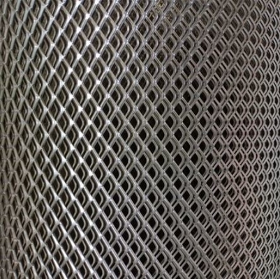 0.5mm To 8mm Grecian Expanding Stretched Metal Mesh Roll  expanded metal diamond mesh