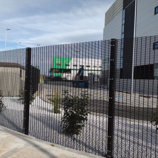 High Quality 6x6 concrete reinforcing 3d curvy pvc coated welded wire mesh panel fencing