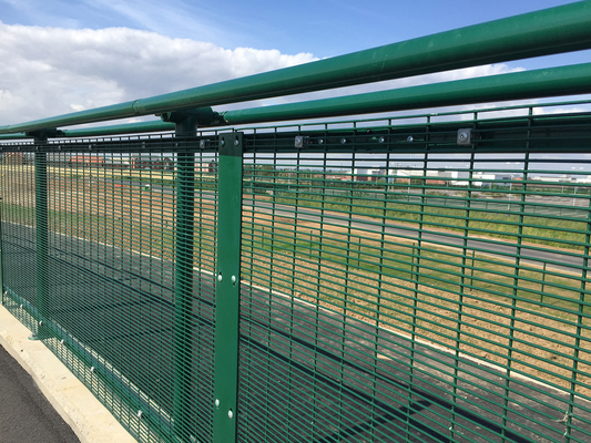 1.8*2.4m High Security Anti climb 358 iron 358 garden mesh fence anti theft security Fence Powder Coated Clear View Fenc